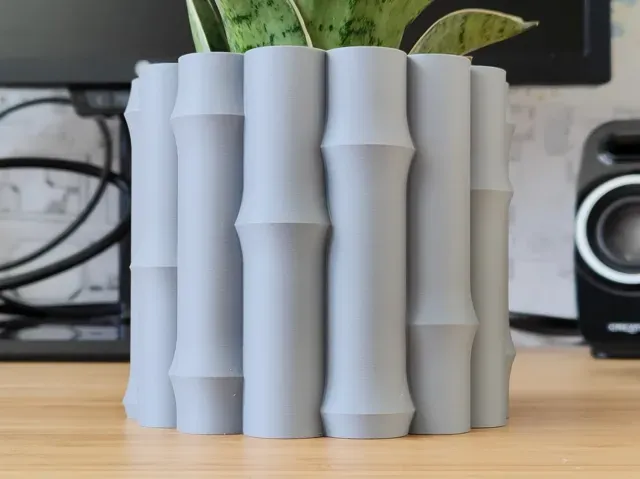 New Bamboo Plant pot and Planter - Vase mode — Image 2 of 2