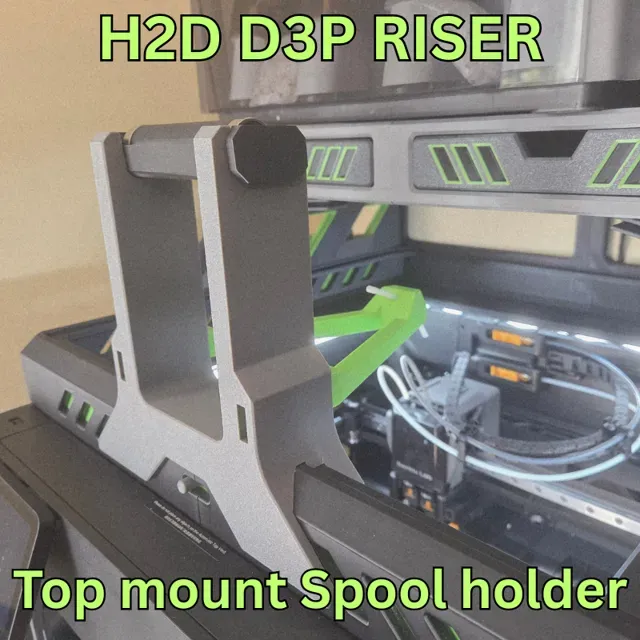 TPU Top mount spool holder - H2D-H2S-H2C D3P riser — Фото 7 из 8