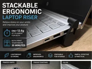Ergonomic Laptop Riser