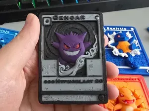 3d Gengar TCG Card