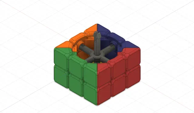 Rubik Style Cube Puzzle Style Colorblock — Фото 4 из 10