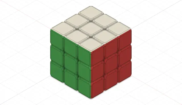 Rubik Style Cube Puzzle Style Colorblock — Фото 2 из 10