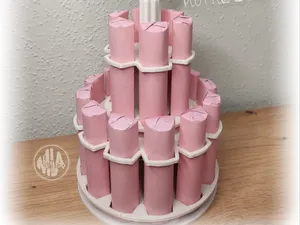 Universal-Torte - Ständer für Schokoriegel / Geld