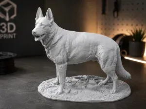 German Shepherd – Majestic Realistic Dog Statue