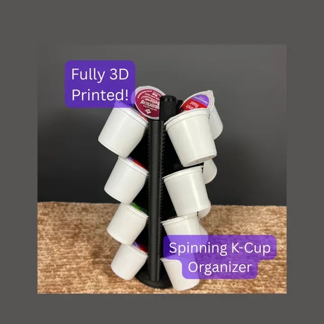 K-Cup Spinning Pod Holder - Fully 3D Printed — Фото 6 из 6