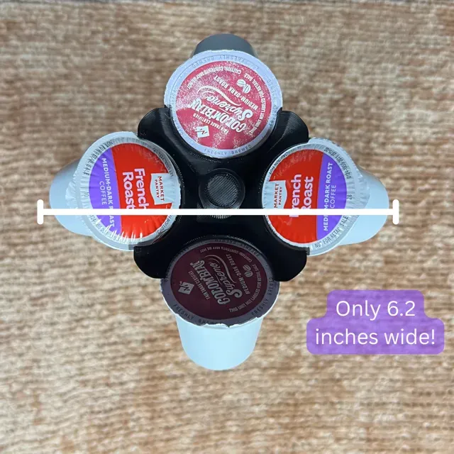 K-Cup Spinning Pod Holder - Fully 3D Printed — Фото 5 из 6
