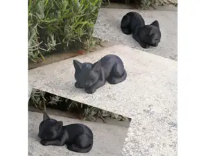 Cute low poly cat, kitten