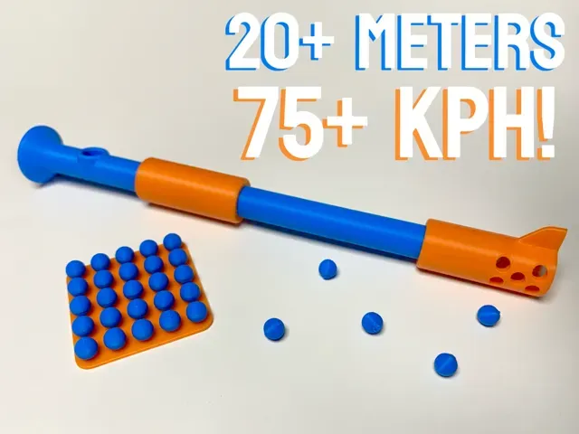 High-Speed BB Blowgun (Modular)