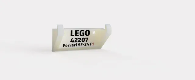 LEG0 Technic 42207 Ferrari SF-24 F1 wall mount — Фото 2 из 6