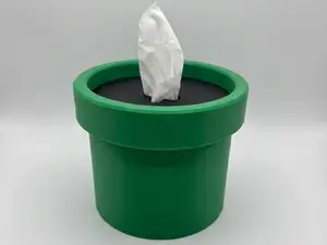 Toilet Paper Tissue Box - Warp Pipe