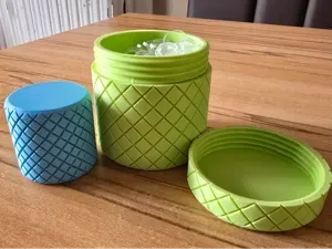 Diamond Storage Box – Schraubdose mit Rautendesign