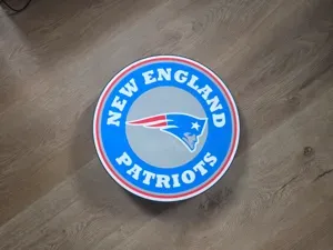 New England Patriots LED Lightbox Sign