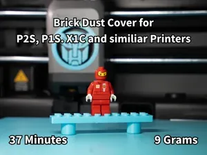 Minifigure Brick Dust Cover for P1S, P1s & X1C