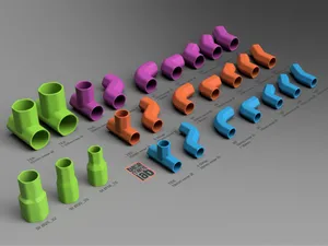 Pipe fittings / Clip Ø16mm / Ø20mm / Ø25mm HEX