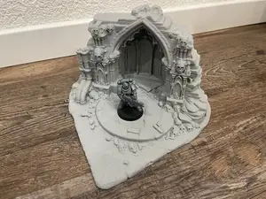 Gothic Ruins Terrain – Grimdark Archway Diorama