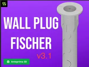 Wall Plug Fischer-style Anchor