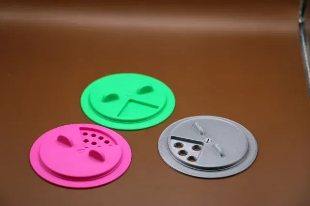 Small Mason Jar Shaker Lid with Turn Top — Image 3 of 3