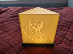 Halloween Lamp – Spooky Pumpkin & Ghost Design