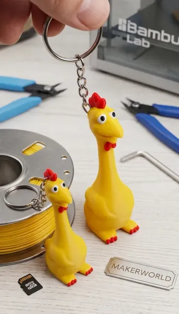 Screaming Chicken Keychain - El Pollo Chillón — Фото 2 из 5