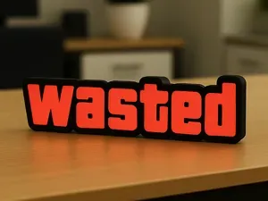 Wasted (GTA) Lightbox | LED Lamp