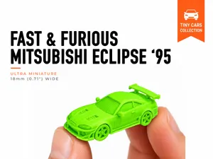 Tiny 1995 Mitsubishi Eclipse F&F - Mini Car Series