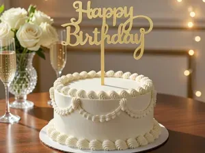 Happy Birthday Cake Topper