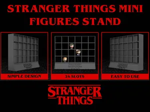 Stranger Things Mini Figures Stand – Fan Made