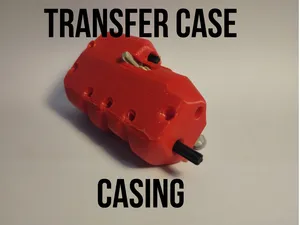 Brick transfer case casing