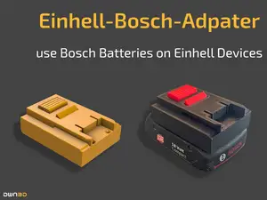 use Bosch 18V Batteries for Einhell Machines