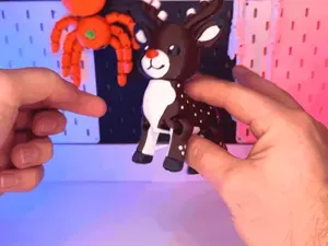 Flexi Reindeer| Articulated Printable Christmas