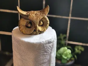 Owl Kitchen Roll, Paper Towel Holder