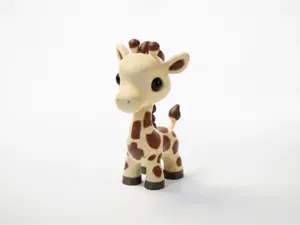 Chibi Giraffe Figurine Cute Animal 3D Printable
