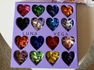 Heart Jewelry Organizer Box with Lid