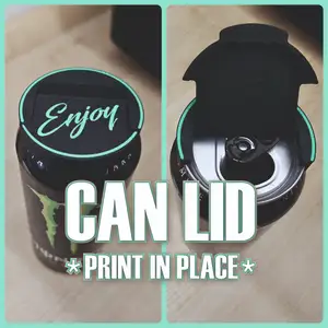 Can lid -Enjoy- PRINT IN PLACE