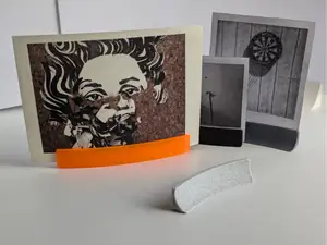 Frameless photo holder, Instax, Polaroid stand
