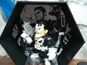 Shelf for figurines - Hexagon