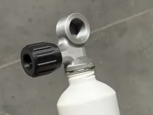 Scuba tank from a water bottle - decoration