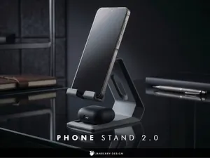 Phone Stand with AirPods Storage