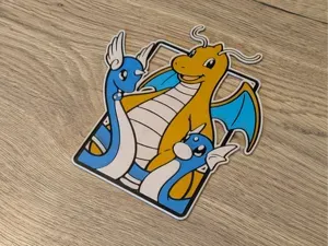 Dratini, Dragonair, and Dragonite Hueforge