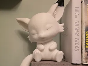Fan inspired sleeping baby Kyubey.