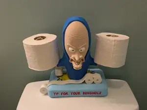 The Great Cornholio TP Holder