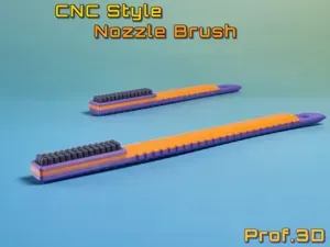CNC Style Nozzle Brush ⧸ Clean The Nozzle Already
