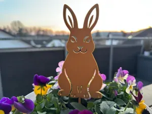 Deko Osterhase mit Stecker