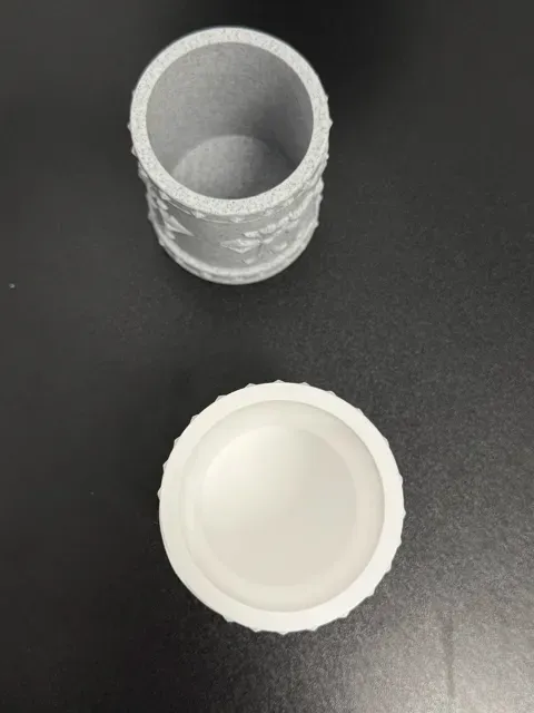 克罗心马蹄风格浮雕笔筒（桌面收纳筒） — Фото 2 из 4