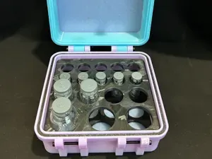 Upgraded peptide case for 20, 10, and 3ml vials