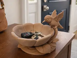 Hummingbird Flower Key Bowl / Catch All