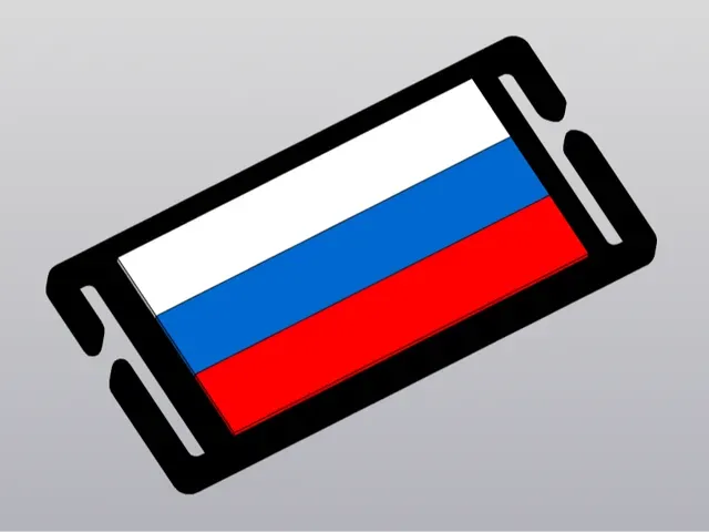 Шеврон Молли флаг России