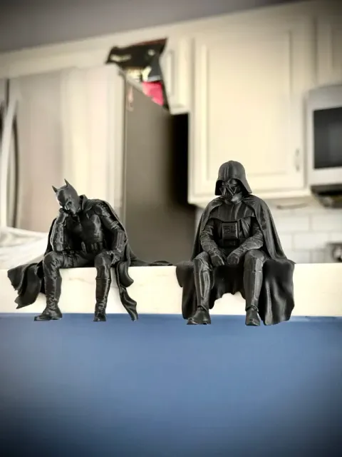 Sad Darth Vader sitting on a ledge figurine! — Фото 4 из 4