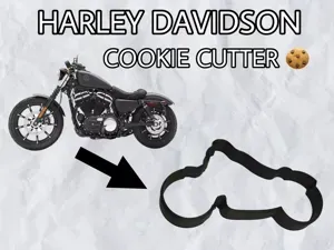 HARLEY-DAVIDSON COOKIE CUTTER - MOTORCYCLE COOKIE