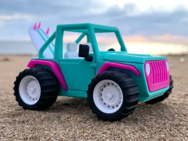 BEACH SURFER JEEP - model kit
